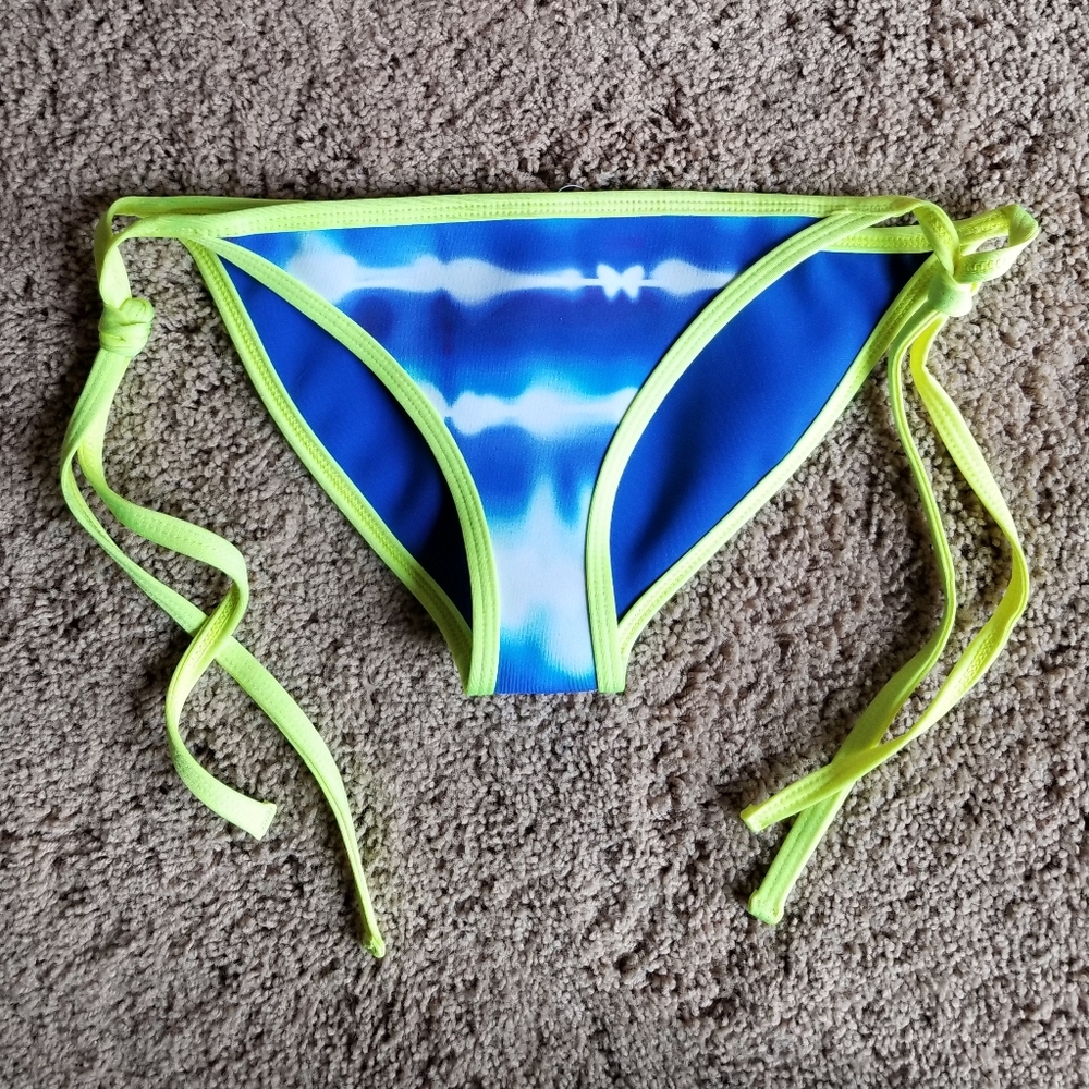 GlideSoul Blue Tie Dye Collection Neoprene Bikini Bottom Sz XS NWT - Picture 5 of 11